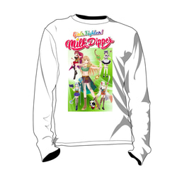 Milk Dipperr ミルクディッパー Tシャツ 長袖  メンズ レディース アニメ【Hitomi】 1枚目の画像