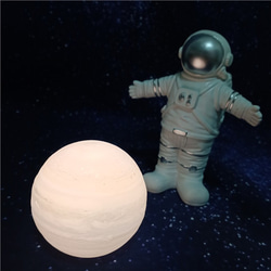 3D惑星ライト　木星のライトと宇宙飛行士 　二つがセット 3枚目の画像