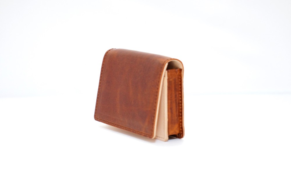 名刺入れ ブラウン 名刺60枚収納可