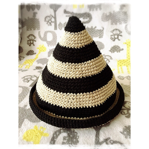 ☺︎コットン100%のとんがり帽子☺︎ 帽子(ベビー・キッズ) 碧 通販  