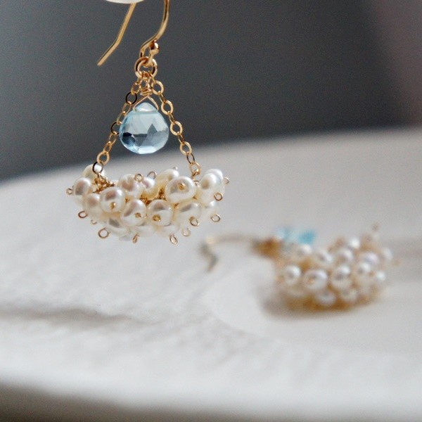 ・花かご・ ブルートパーズ×パール