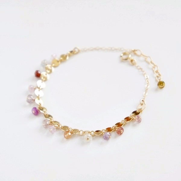 Spark  マルチサファイアのブレスレット