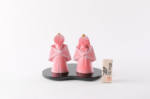 彫刻家 三枝惣太郎 原形 雛（小） さくら【アルミ製 雛 置物】