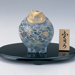 彫刻家 三枝惣太郎 原形 ふくろう香炉 大【アルミ製 香炉 置物】 1枚目の画像