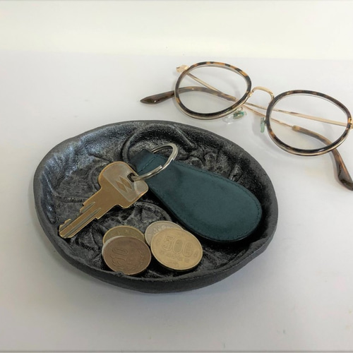 いちょう皿（丸）【鉄製 食器皿 小物入れ】高岡金工 小皿 kisaku-mode