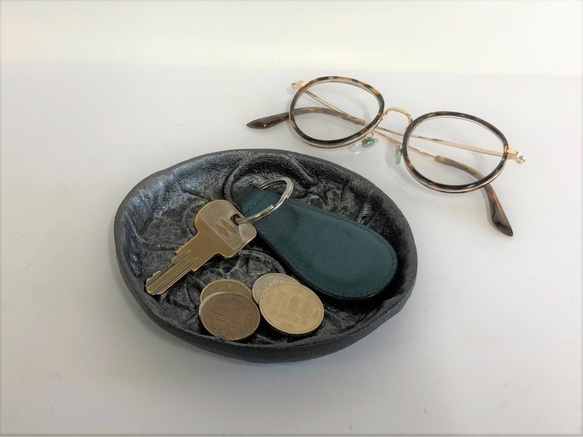 いちょう皿（丸）【鉄製 食器皿 小物入れ】高岡金工 小皿 kisaku-mode