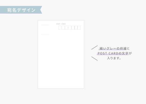 ポストカード「鯨」「猫」「象」「鹿」「狐」｜５種各２枚／10枚セット 3枚目の画像