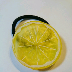 レモン  ヘアゴム 1枚目の画像