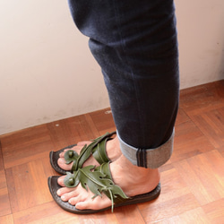 Fire Pattern Sandal （ファイアー サンダル） 24cm・チョコ 5枚目の画像