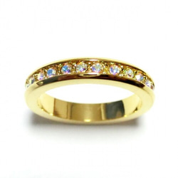 フルエタニティ スワロフスキークリスタル オーロラクリア ゴールド