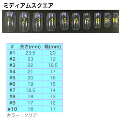 〈送料無料〉サイズ確認用チップ♡ 4枚目の画像