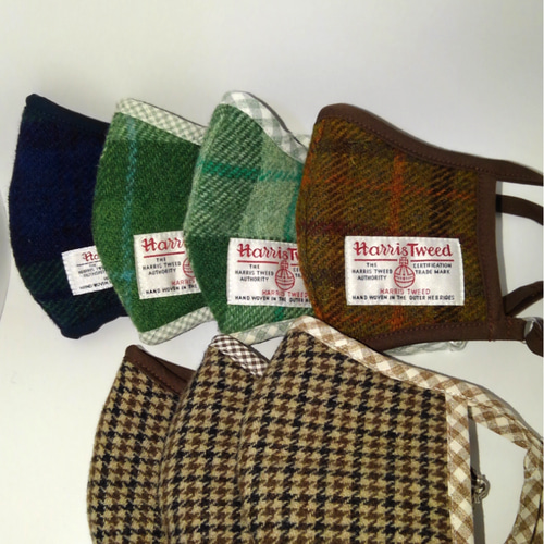 ハリスツイード クッション レッグウォーマー セット クッションカバー