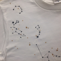 星座Tシャツ（白） 2枚目の画像