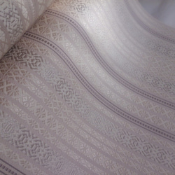 手織り帯「夢見草」の平袋・ポーチ●シルク100％の博多織の帯地を使った小物入れ 8枚目の画像
