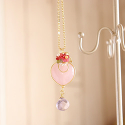 Rose Quartz necklace 第5張的照片