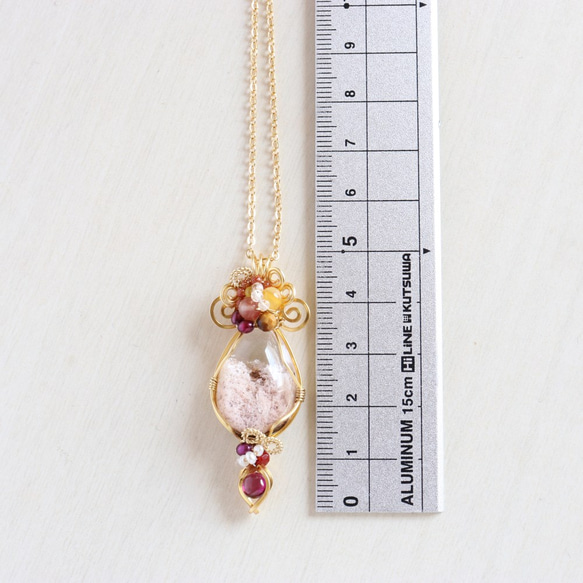 Garden-quartz necklace 第3張的照片