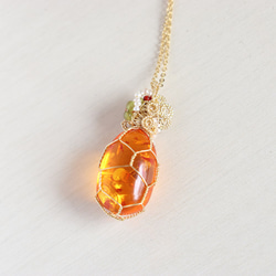 Amber necklace 第4張的照片