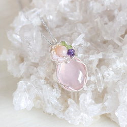 Rose Quartz necklace 第1張的照片