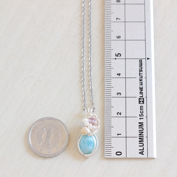 Larimar necklace 第3張的照片