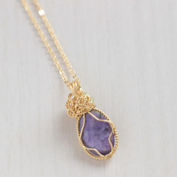 Charoite necklace 第4張的照片