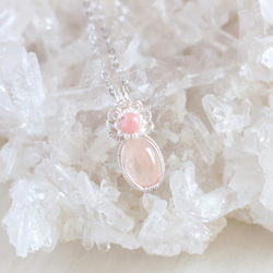 Morganite necklace 第1張的照片