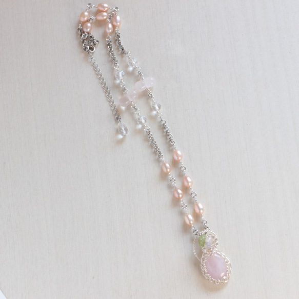 Kunzite necklace 第2張的照片