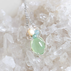 Prehnite necklace 第1張的照片