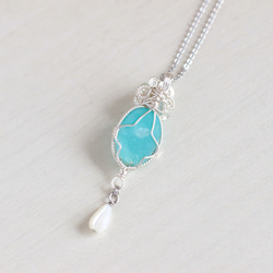 Amazonite necklace 第4張的照片