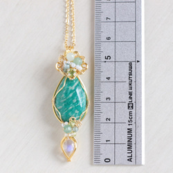 Amazonite necklace 第3張的照片