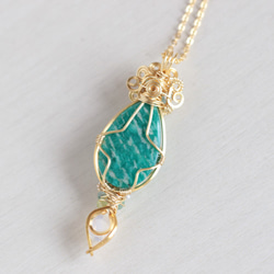 Amazonite necklace 第4張的照片