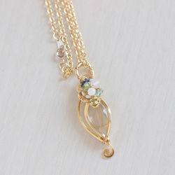 Rutilelated-quartz necklace 第2張的照片