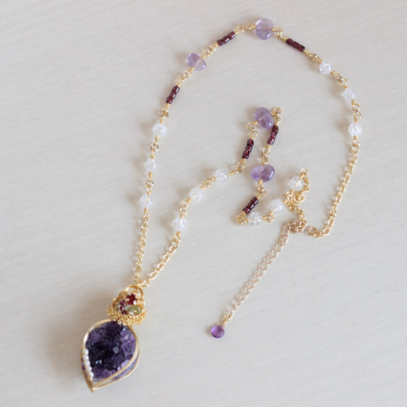 Amethyst necklace 第2張的照片