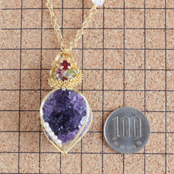 Amethyst necklace 第3張的照片