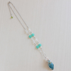 Apatite necklace 第2張的照片