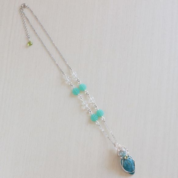 Apatite necklace 第2張的照片