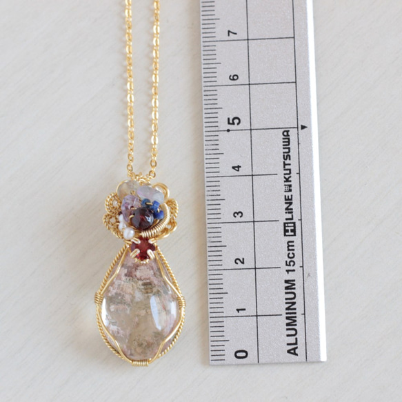 Garden-quartz necklace 第3張的照片