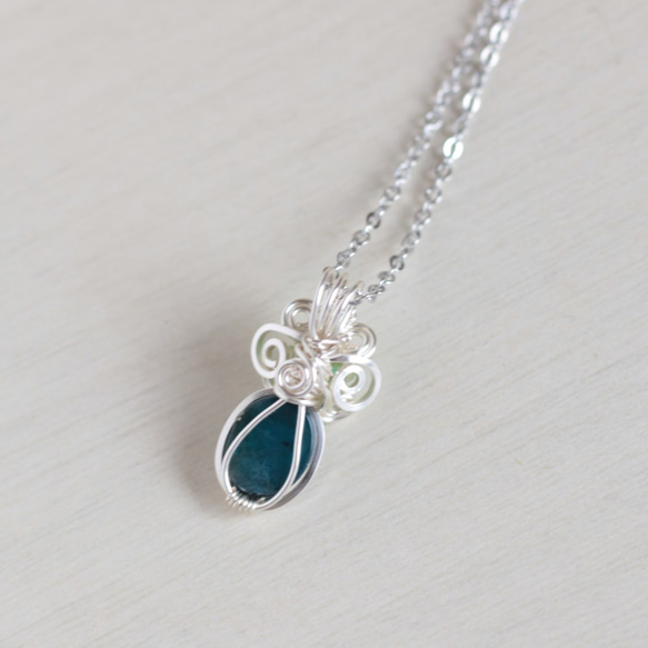 Apatite necklace 第4張的照片