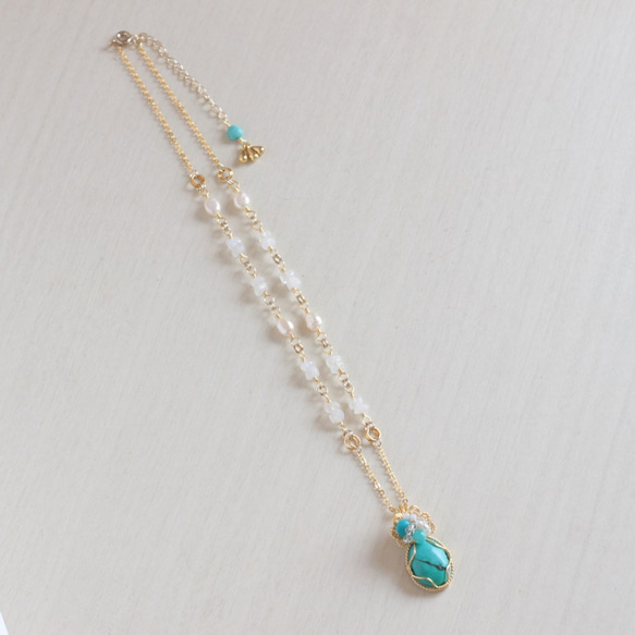 Turquoise necklace 第2張的照片