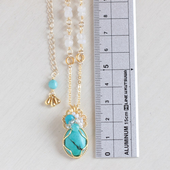 Turquoise necklace 第4張的照片