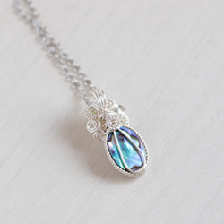 Abalone-Quartz necklace 第4張的照片