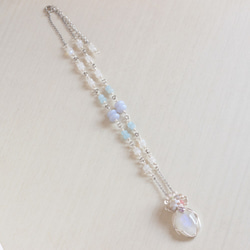 White-Labradorite necklace 第2張的照片