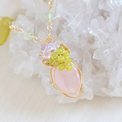 Rose-Quartz necklace 第1張的照片