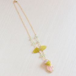 Rose-Quartz necklace 第2張的照片