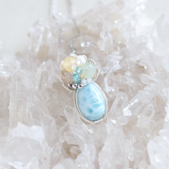 Larimar necklace 第1張的照片