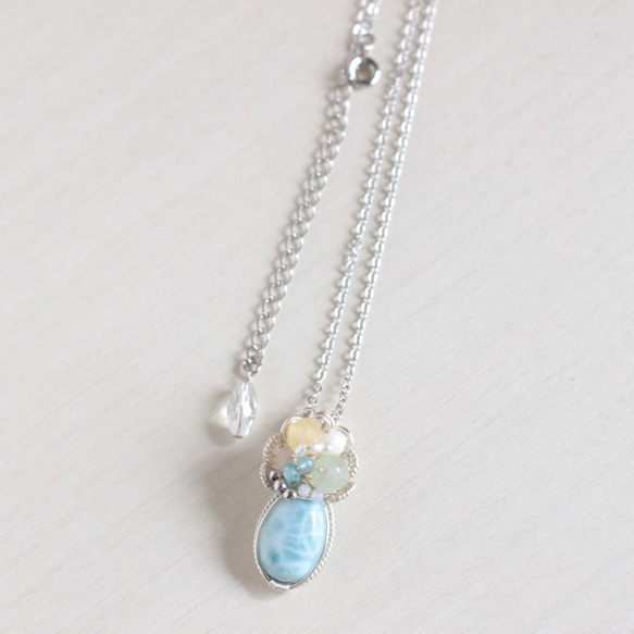 Larimar necklace 第2張的照片