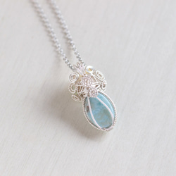 Larimar necklace 第4張的照片