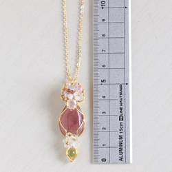 Strawberry-quartz necklace 第3張的照片