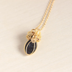 Iolite-SunStone necklace 第4張的照片