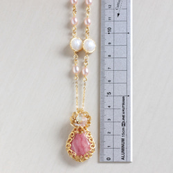 Rhodochrosite(Incarose) necklace 第4張的照片