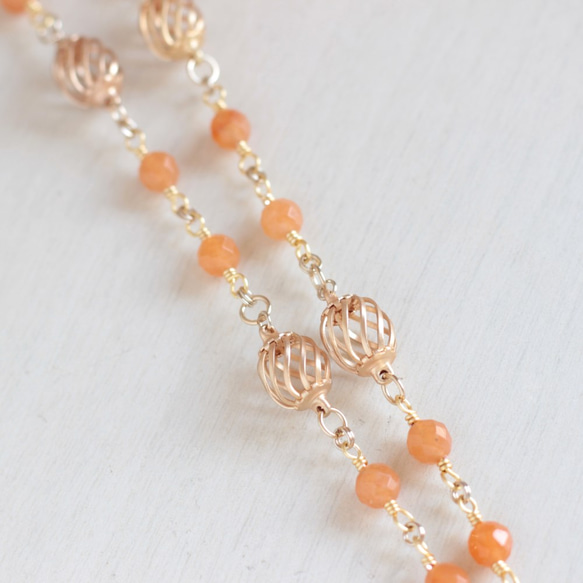 carnelian necklace 第5張的照片